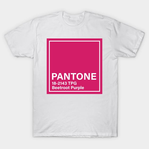 pantone 18-2143 TPG Beetroot Purple T-Shirt by princessmi-com